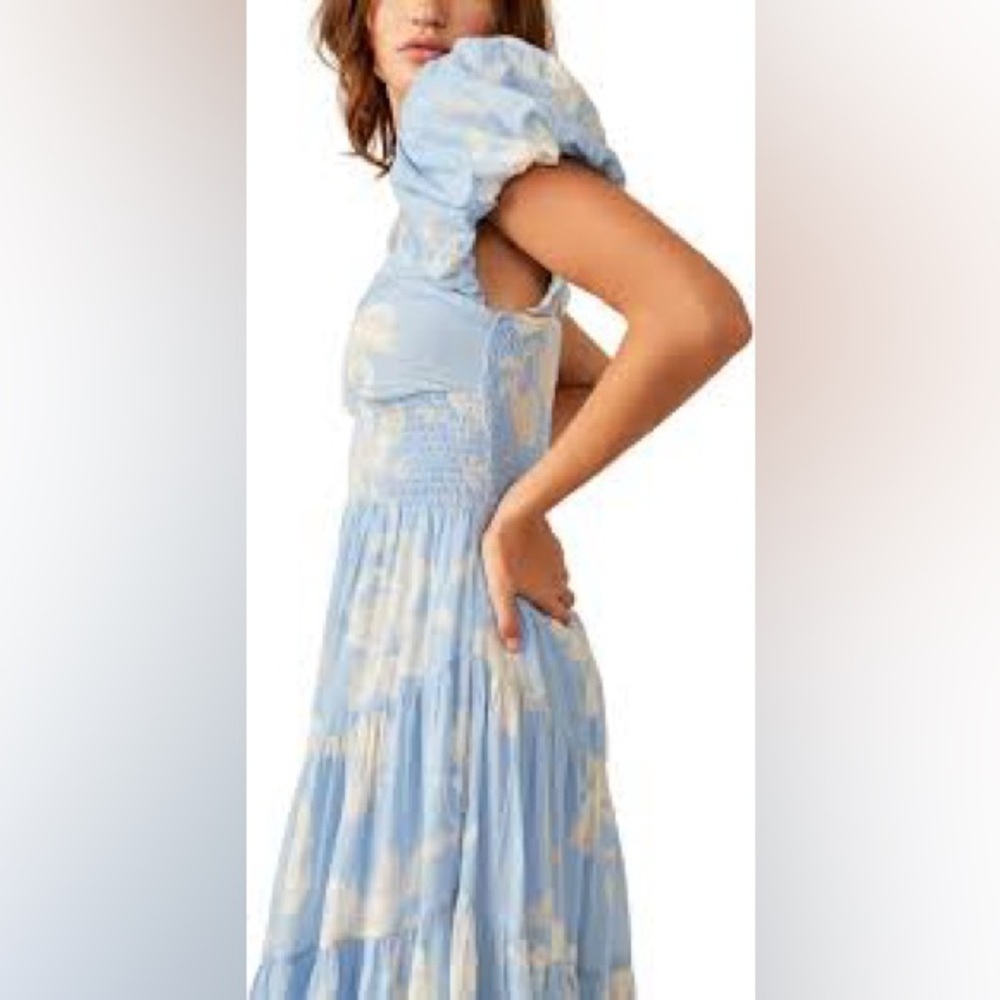 FREE PEOPLE Sundrenched Short Sleeve
Maxi Dress - Picture 3 of 11